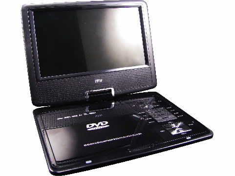 Portable DVD Player Game USB SD DIVX Swivel Flip 1 3 Days