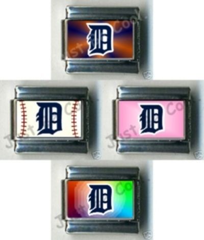 Detroit Tigers Italian Modular Charm Fits All 9mm