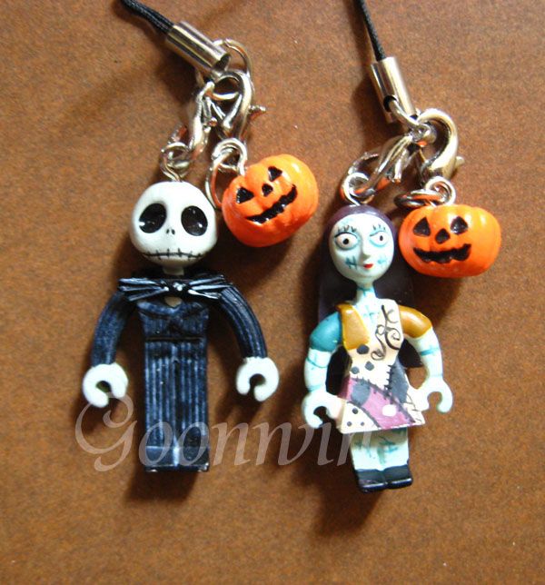 this auction is about 7 nightmare before christmas pumpkin mini figure