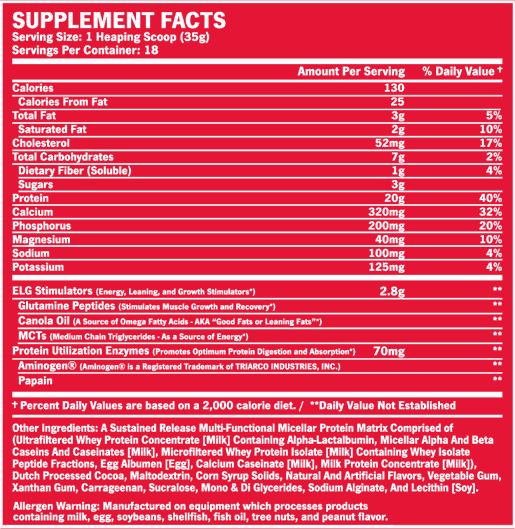 BSN Lean Dessert Protein 1 39 lb Pounds Weight Management Aspartame