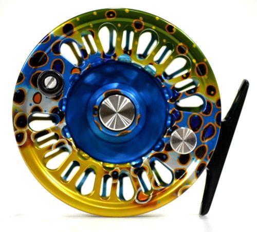 New 2012 Abel Super 5N Fly Reel DeYoung Flank Ported Frame w $100 Fly