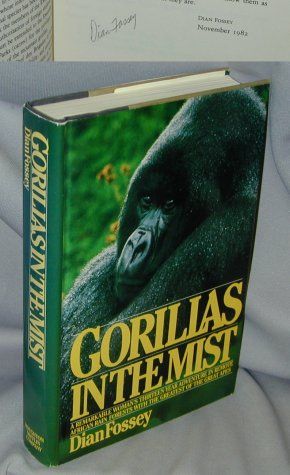 Gorillas in The Mist Signed Dian Fossey HC DJ 1st Printing 1983 HB