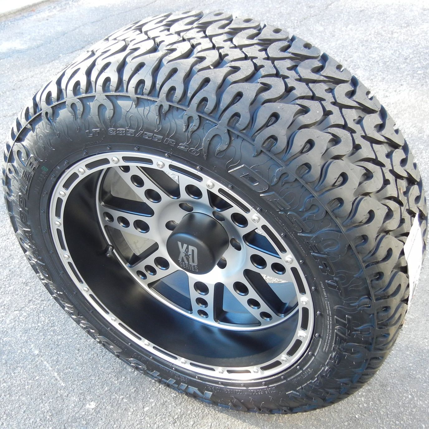 20X10 XD DIESEL WHEELS RIM & NITTO DUNE GRAPPLER TIRES DODGE RAM 1500