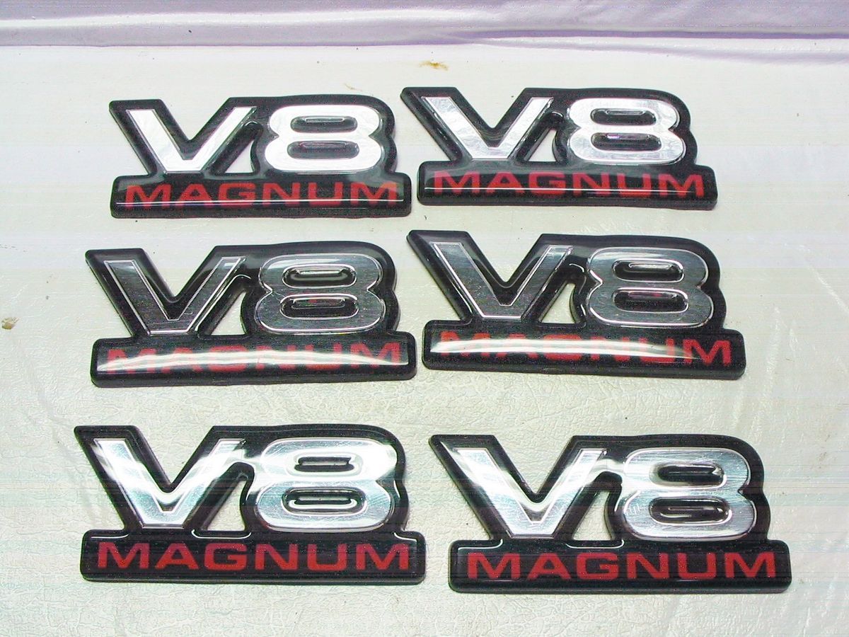 Dodge RAM Dakota Durango V8 Magnum Emblem Emblems Decal
