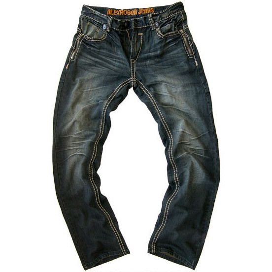 Alex Rogan Mens Designer Jeans Regular Fit Multiple Sizes 30 32 38 42
