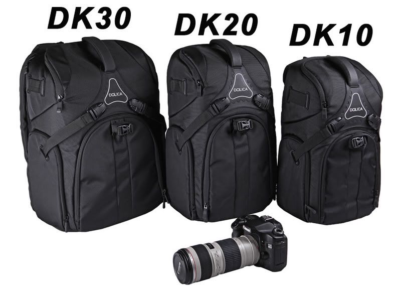 Dolica Medium DK20 Digital DSLR Photo Camera Travel Backpack Bag Case