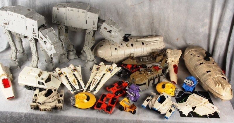  Lot Kenner 2 Star Wars Imperial Walker Gi Joe Dille Buck Rogers