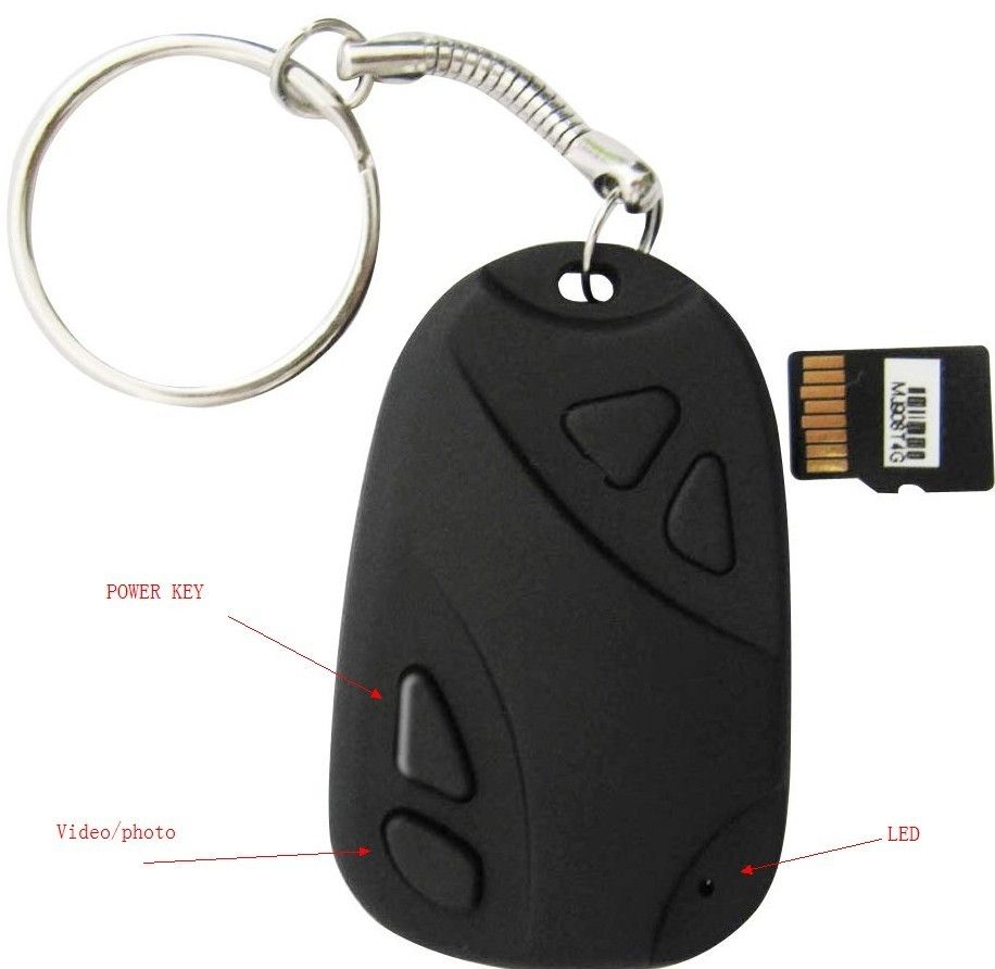 Car Key 808 Micro Mini Hidden Camera Digital Video Audio Recorder DVR