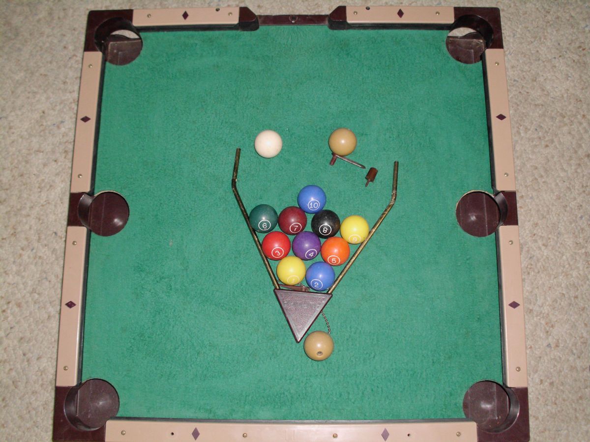 1972 Aurora Skittle Pool Game Don Adams Get Smart TV Promotional Game