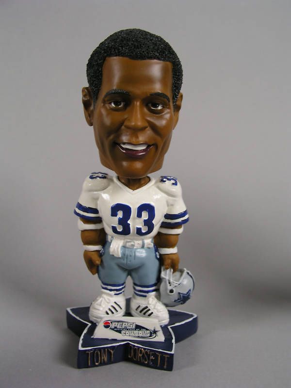 Tony Dorsett Dallas Cowboys 2001 Pepsi Promotional 8 Inch Bobblehead