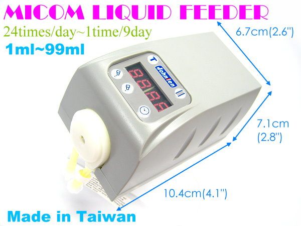 Micom Liquid Feeder Feeding Dosing Pump for Aquarium Water Plant Reef