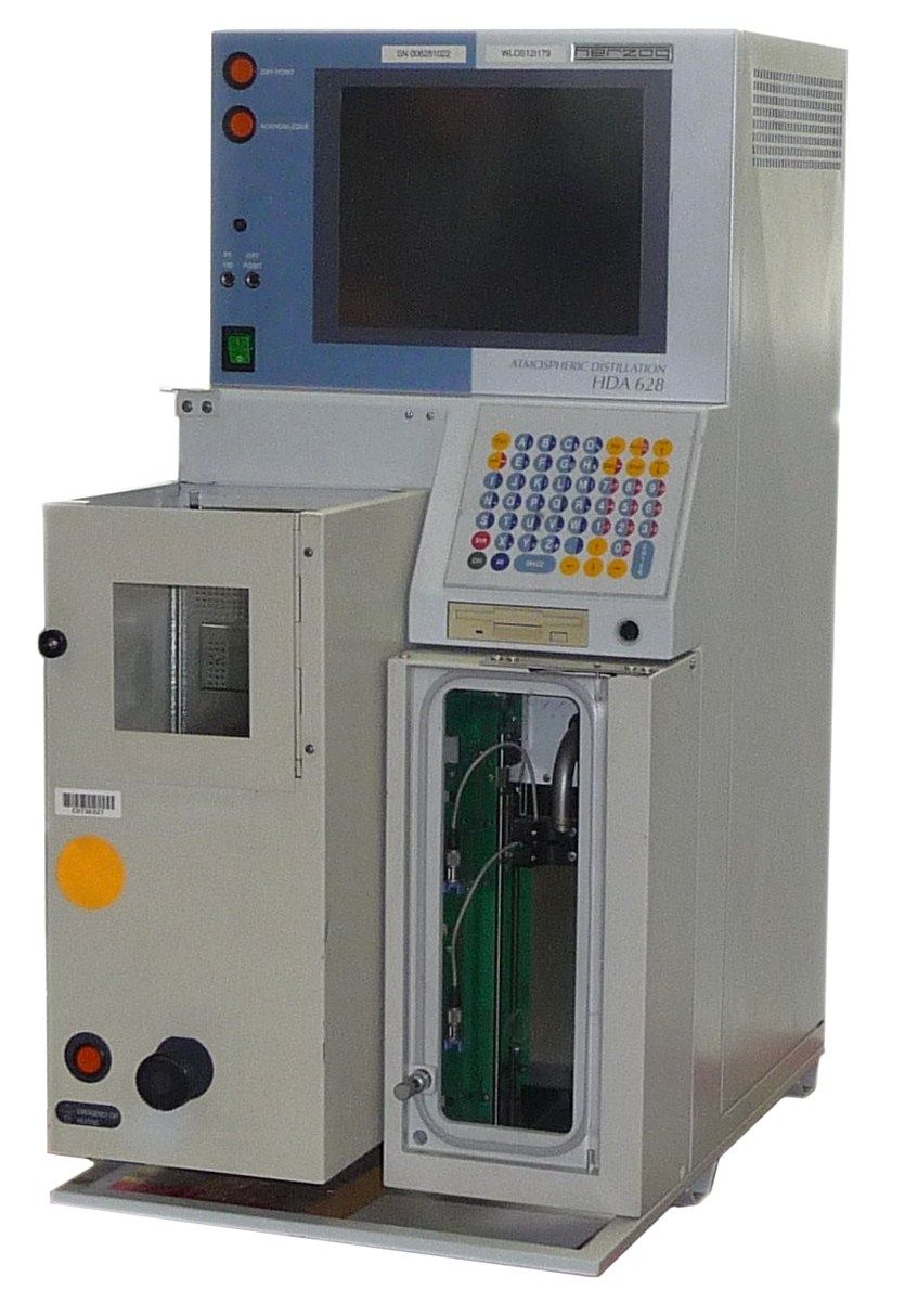  HDA 628 AUTOMATIC ATMOSPHERIC DISTILLATION SAMPLE ANALYZER 2500W HLIS