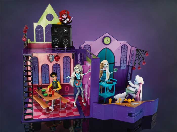 Now you can haunt the halls of Monster High. (Dolls not included.)