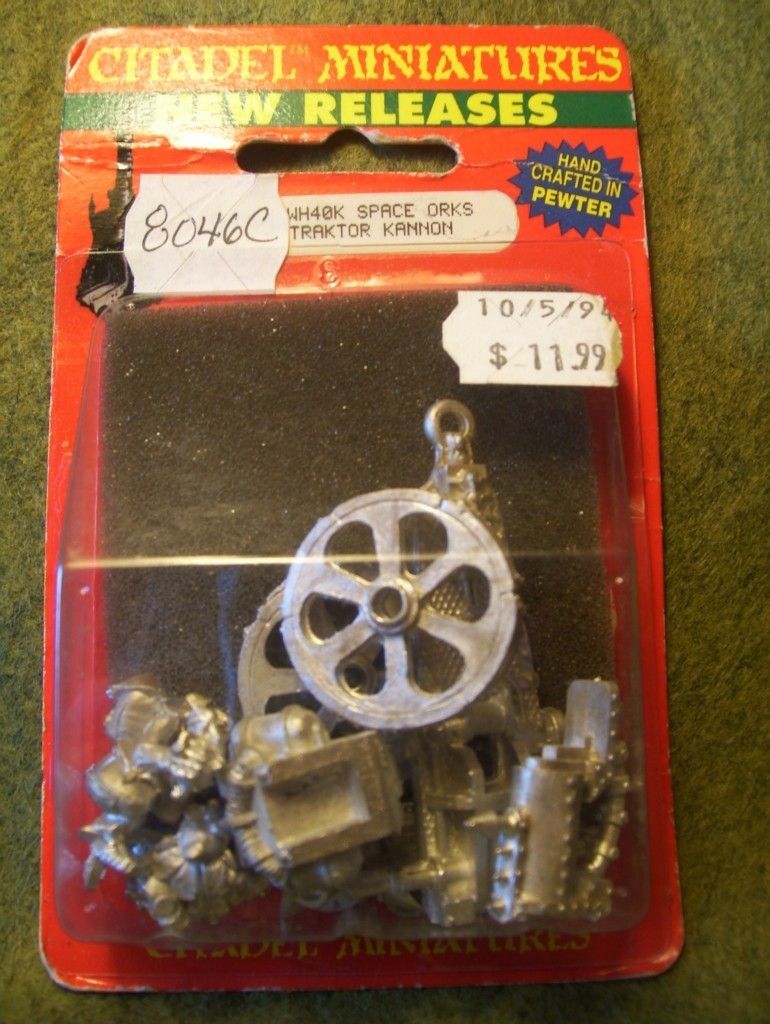 Warhammer 40K Orks Traktor Kannon 8046C Metal RARE New