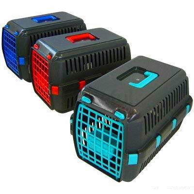  Pet Carrier Plastic Cage Crate Cat Kitten Dog Puppy Medium Size