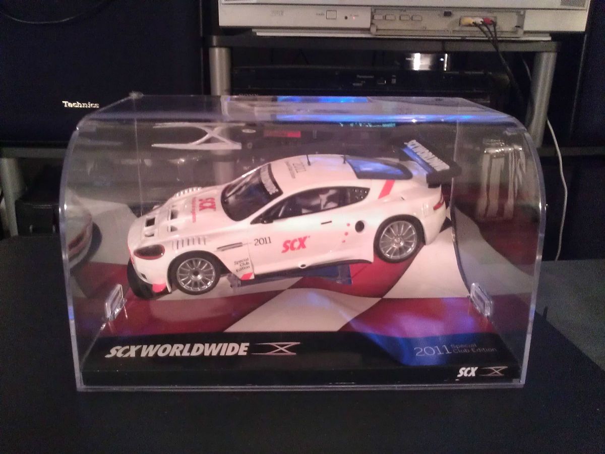 Brand New SCX Digital 2011 Club Car Aston Martin Slot Car