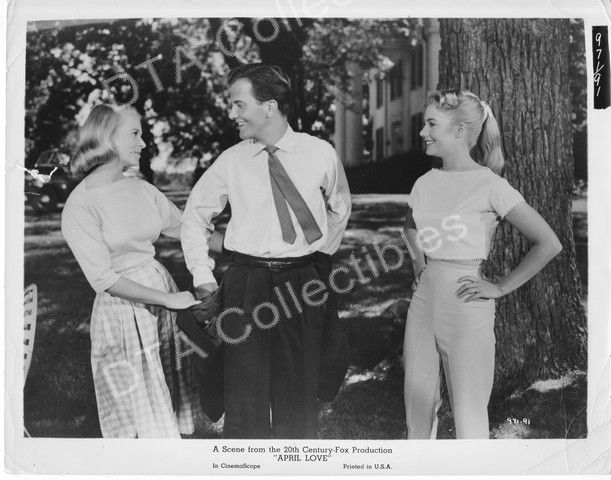 April Love Pat Boone Shirley Jones B w 8x10 Still FN