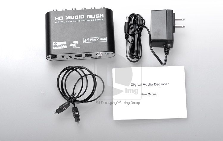 Ac3 DTS PCM Audio Gear Digital Surround Sound Rush Decoder HD
