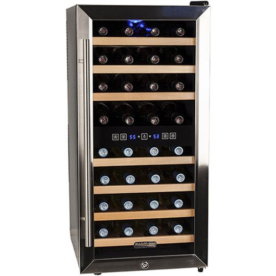  Standard Size (750 mL) Wine Bottles Dual Temperature Zone Versatility