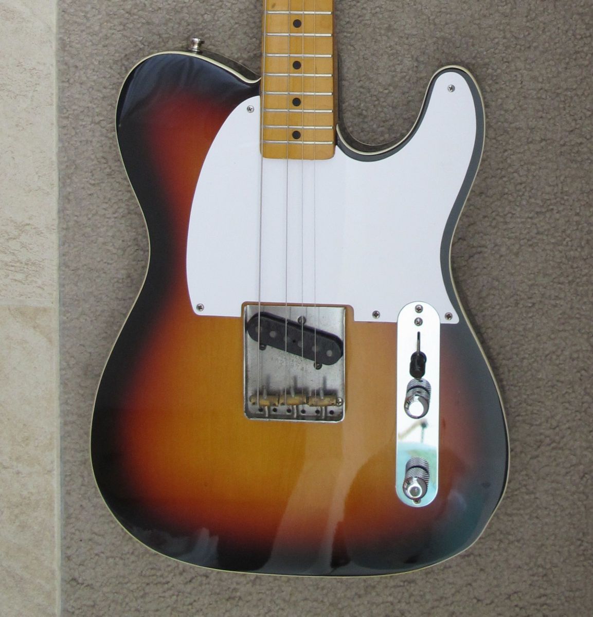 Jerry Donahue Fender 1962 Reissue Sunburst Telecaster Made in Japan