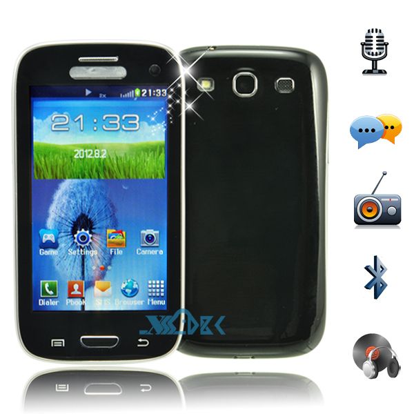 Dual Sim Unlocked Resistive Touch Screen Quad Bands Mobile Phone Cell