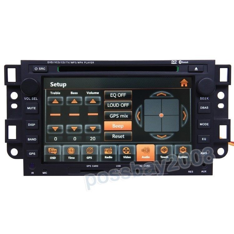 Chevrolet Captiva Car GPS Navigation System DVD Player