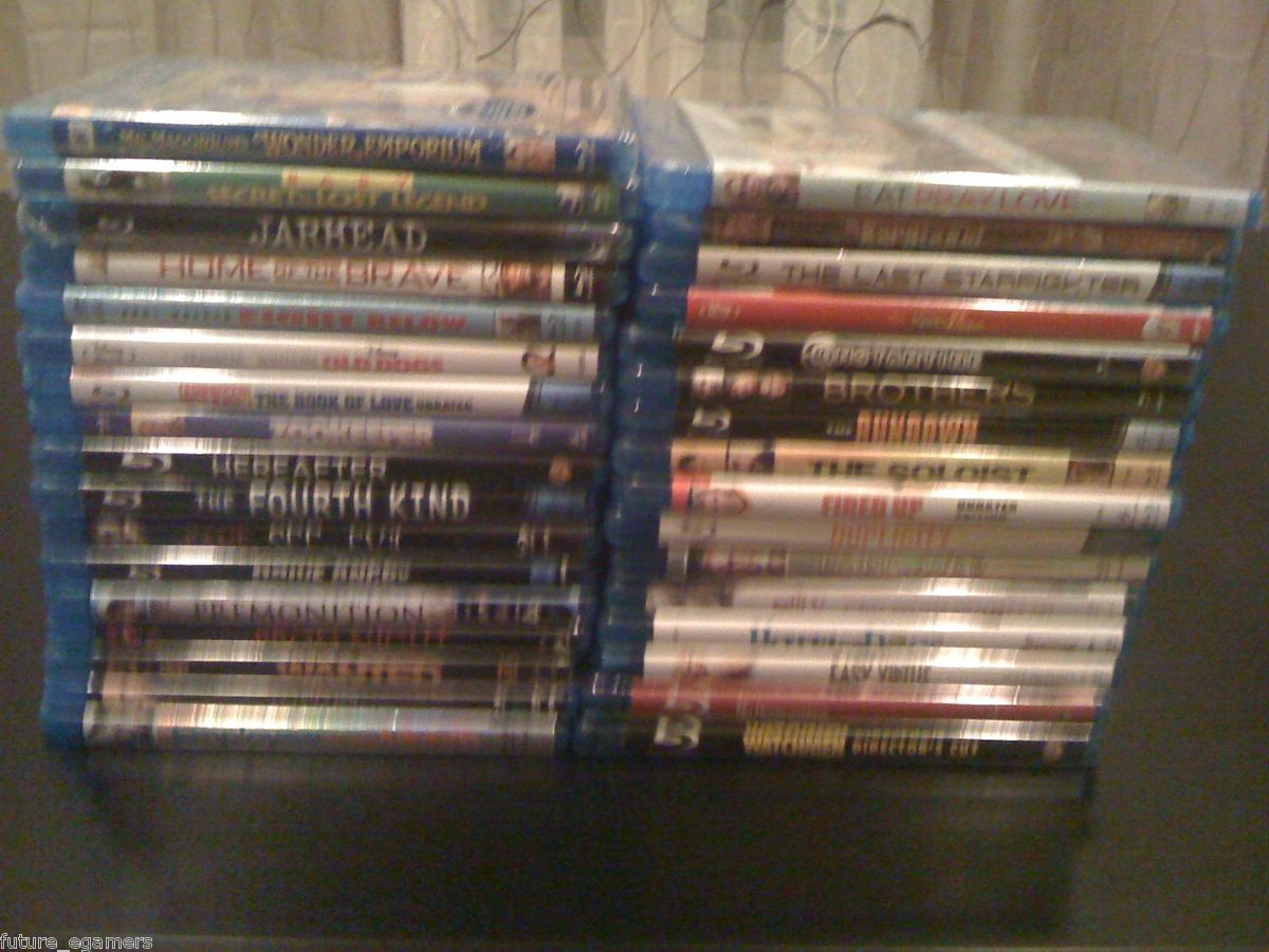 Lot of 33 Blu Ray Movies Collection No Duplicate Title