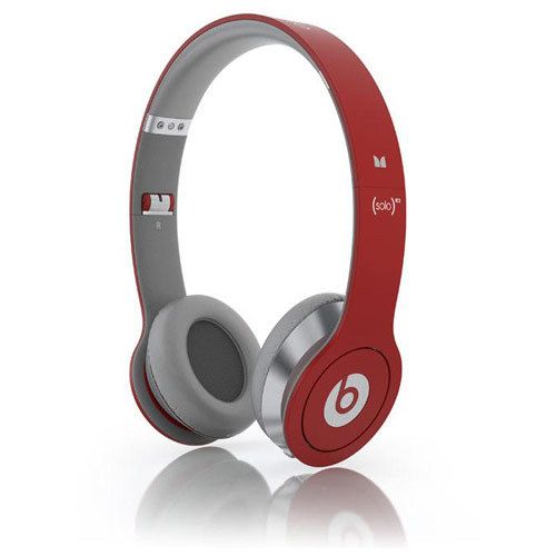 Monster Cable Dr Dre Beats Solo Hi Def Headphones Red