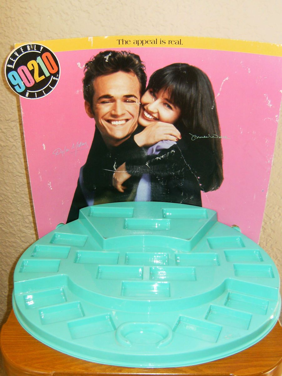  HIlls 90210 Vintage 1991 Perfume Display Dylan Walsh & Brenda Walsh