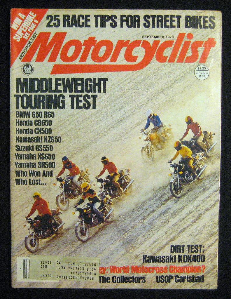 Motorcyclist Magazine September 1979 Kawasaki KDX400