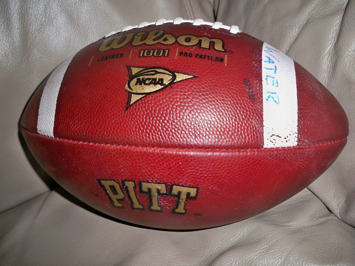 PITTSBURGH PITT PANTHERS WILSON NCAA F 1001 LEATHER FOOTBALL BIG EAST