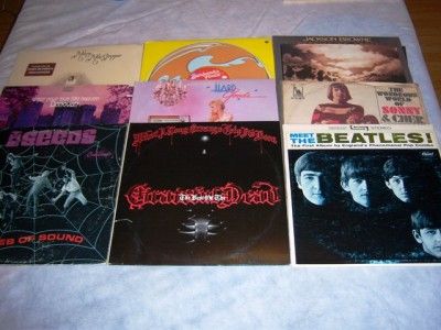 Lot of 85 Rock LPS Beatles Elvis The Who Doors Dylan