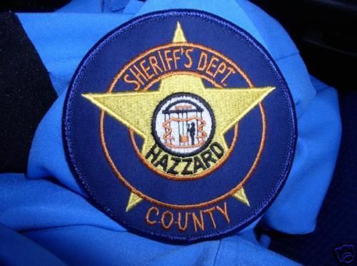 The Dukes of Hazzard Sheriff Police Rosco Show TV Patch