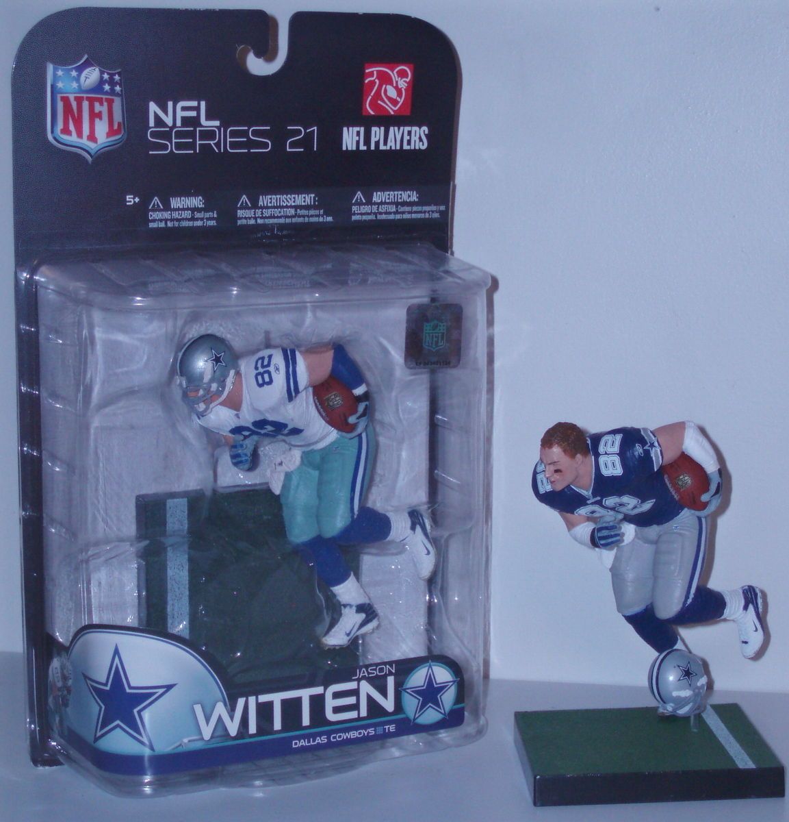 JASON WITTEN MCFARLANE NFL LOT DALLAS COWBOYS SERIES 21 PLUS 2 PACK