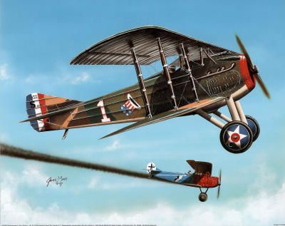  postersku544088 wwi rickenbacker s in sky art poster print 20 x 16