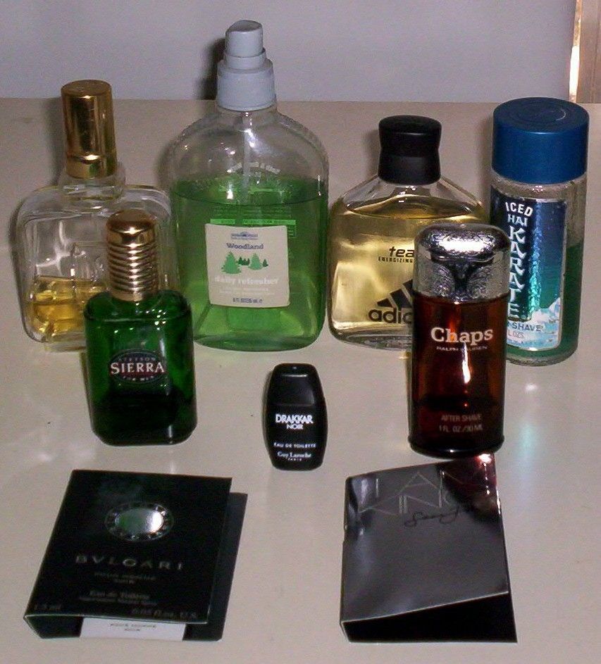  After Shave Cologne Hai Karate Adidas Drakkar Chaps Sebastian John