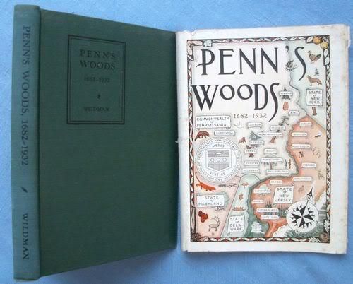 Penns Woods 1682 1932 Edward Wildman 1944 HC DJ