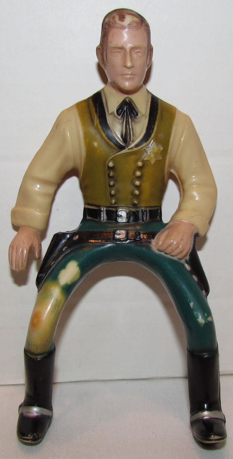 Hartland Wyatt Earp Figure with Horse Saddle Hugh OBrian