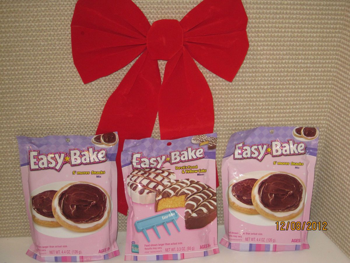 Hasbro Easy Bake Oven Mixes Three Packages