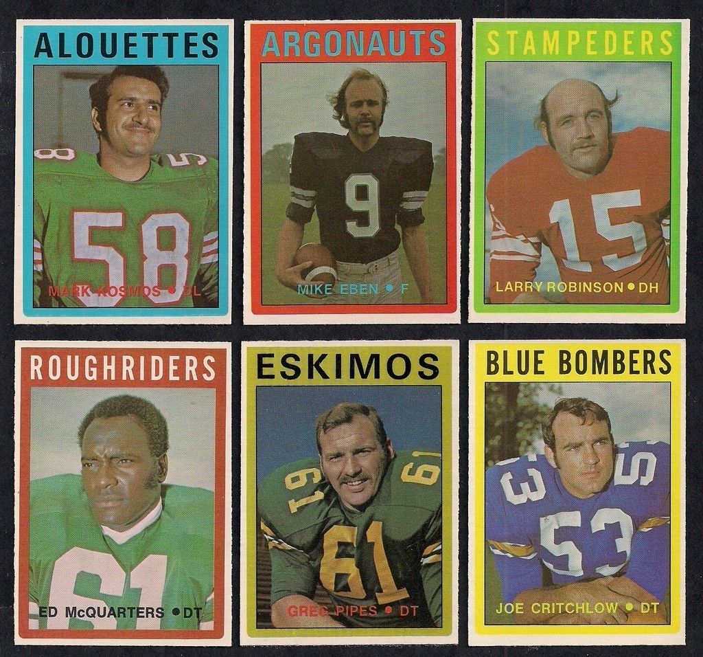 1972 OPC CFL 36 Mike Eben Argoanuts