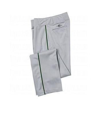 Easton Quantum Plus Baseball Pants Adult Medium Grey Green Piping