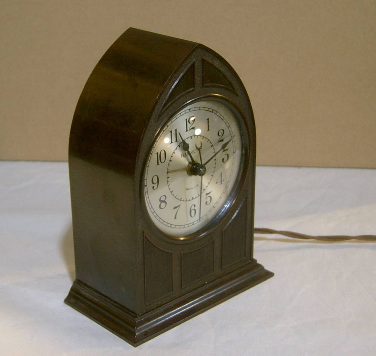   BAKELITE HAMMOND CLOCK ALARM clock spin start Electric Cathedral