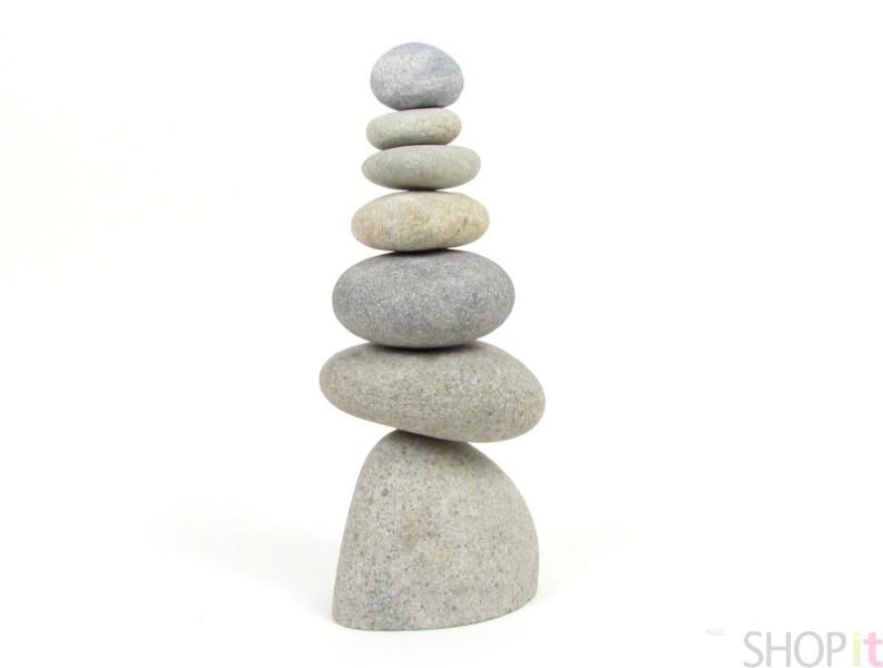  Rock Cairns 7 Natural River Stacking Stone Art Statue Eco Garden