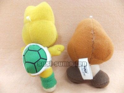 Plush Doll New Super Mario Bros Goomba Koopa Troopa Japan UFO Prize