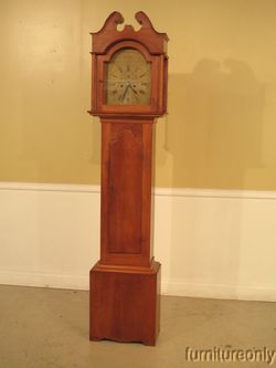 17765 Antique Elgin Cherry Grandfather Clock