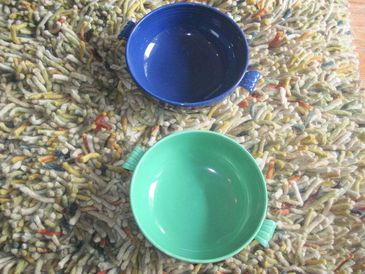 Vintage Fiestaware Casserole Bowls