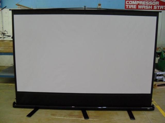 Elite Screens F120NWH 120 Ezcinema Pull Up Projection Screen Dallas