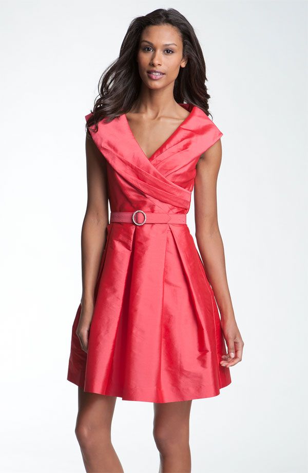 polyester dry clean belt not included by eliza j imported dress is