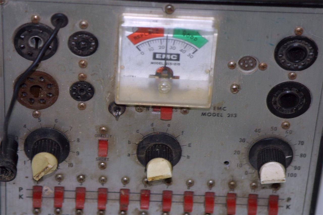 emc 213 vacuum tube tester