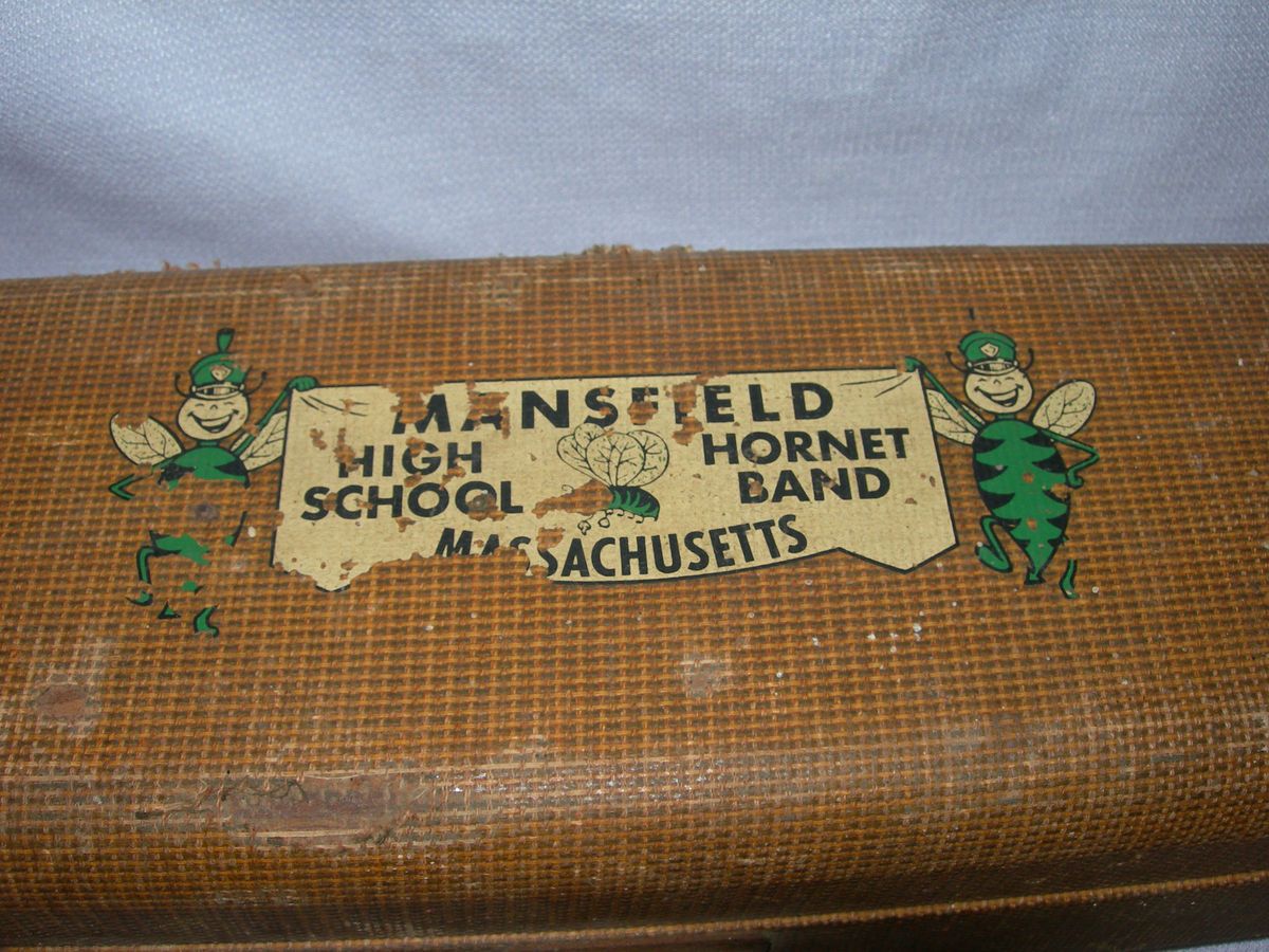 Rare Old HORNET BAND Mansfield Ma SILVER CLARINET New England Musical